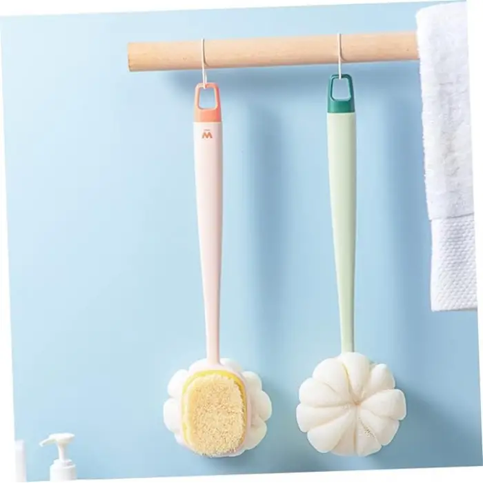 Ahşap Çift Taraflı Banyo Duş Fırçası