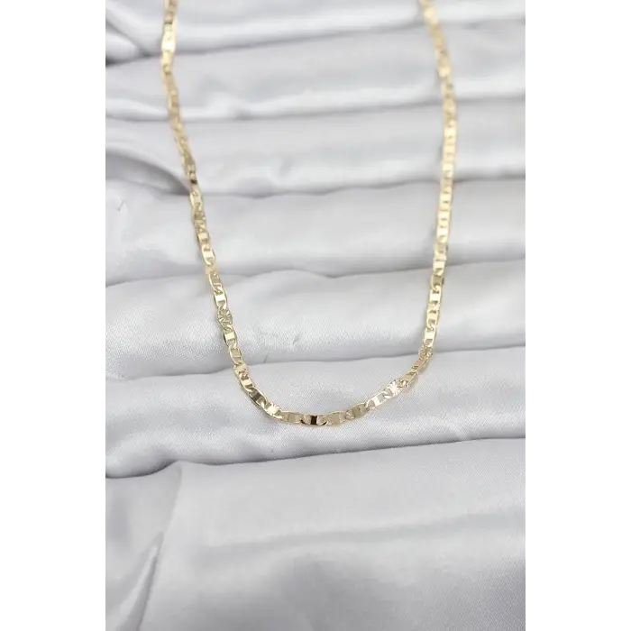 Kadın Kolye CM 14K Gold Renk Zincir Model 60 cm