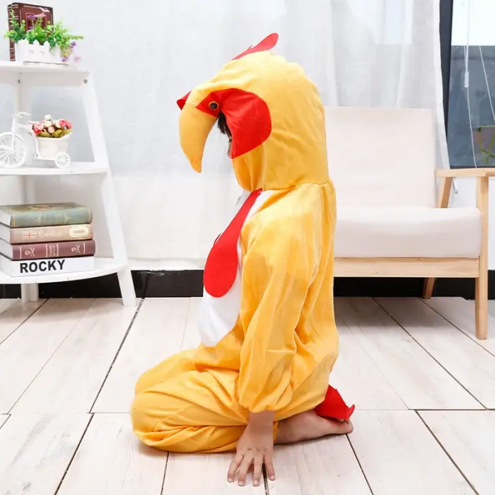 80 cm kırmızı Kostüm seti Çocuk Horoz