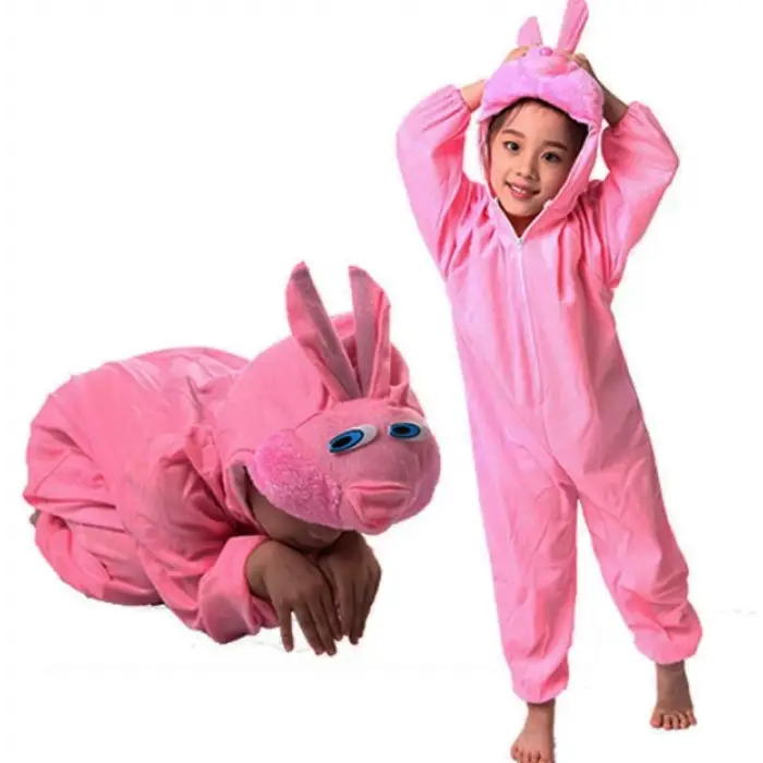 Kostüm seti Çocuk Tavşan Pembe Renk 2 3 Yaş