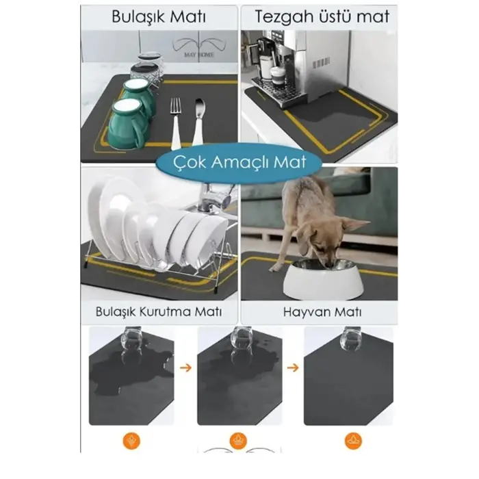 40 cm 1 adet Kullanıma Uygun Çok Amaçlı Mat