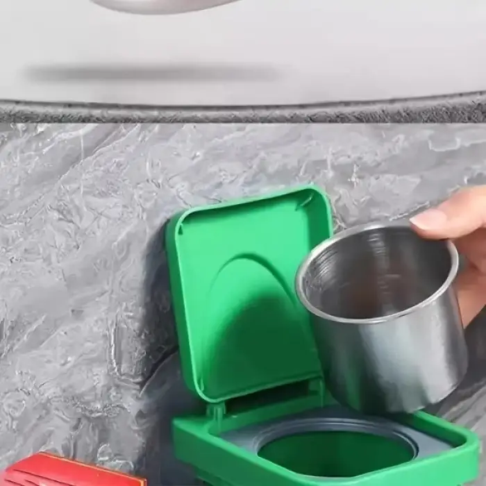 Plastik siyah Metal Çöp Kutusu Tasarımlı Duvar Küllüğü