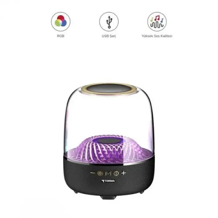 Hoparlör D33 Siyah portatif Kablosuz Bluetooth