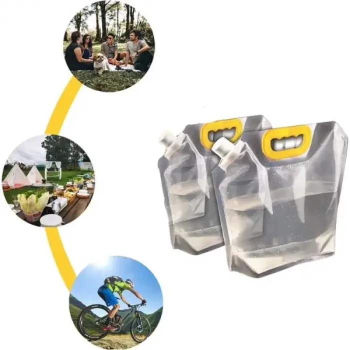 Kullanıma Uygun Dayanıklı Plastik İçecek Çantası 1 Litre