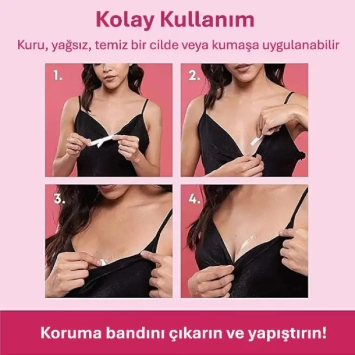 Kullanıma Uygun Dekolte Kapatıcı Bant