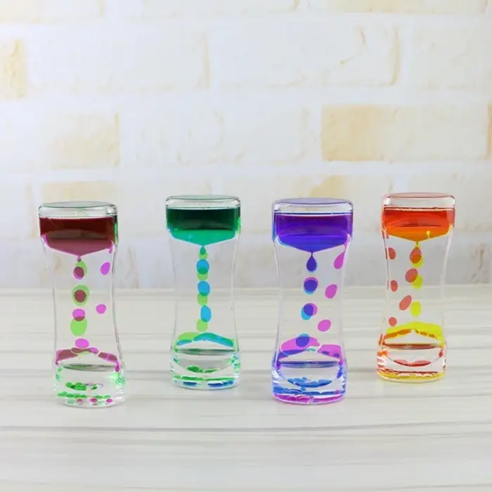 Plastik Kum Saati Dekoratif Sıvı
