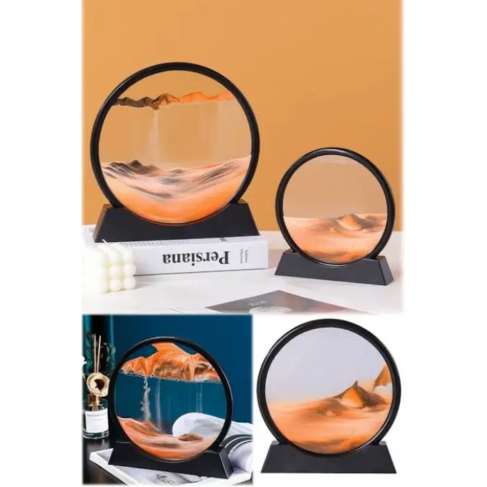 Cam Kum Saati Dekoratif Sulu