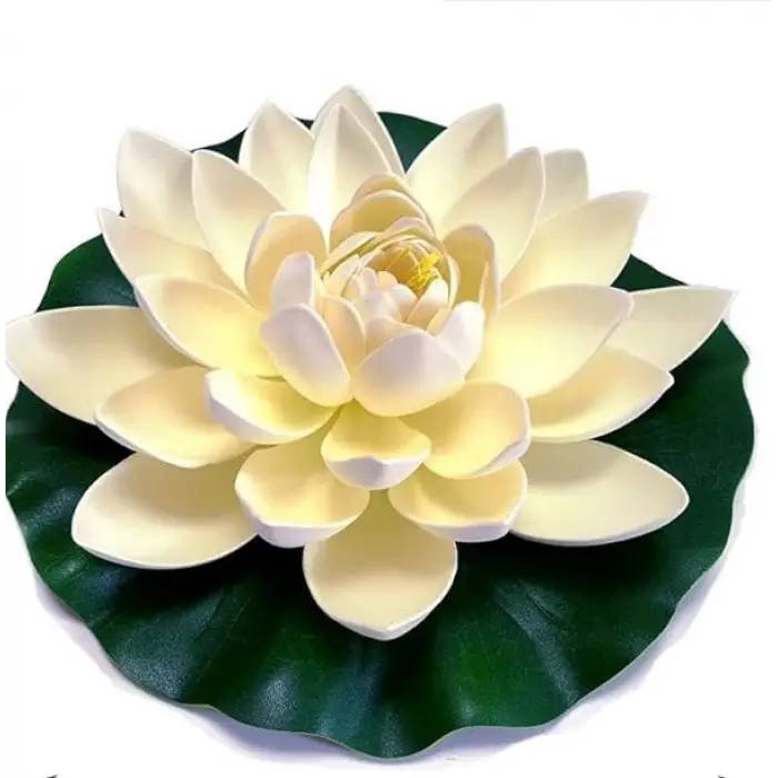 1 adet Kullanıma Uygun Dekoratif Yapay Lotus Çiçeği