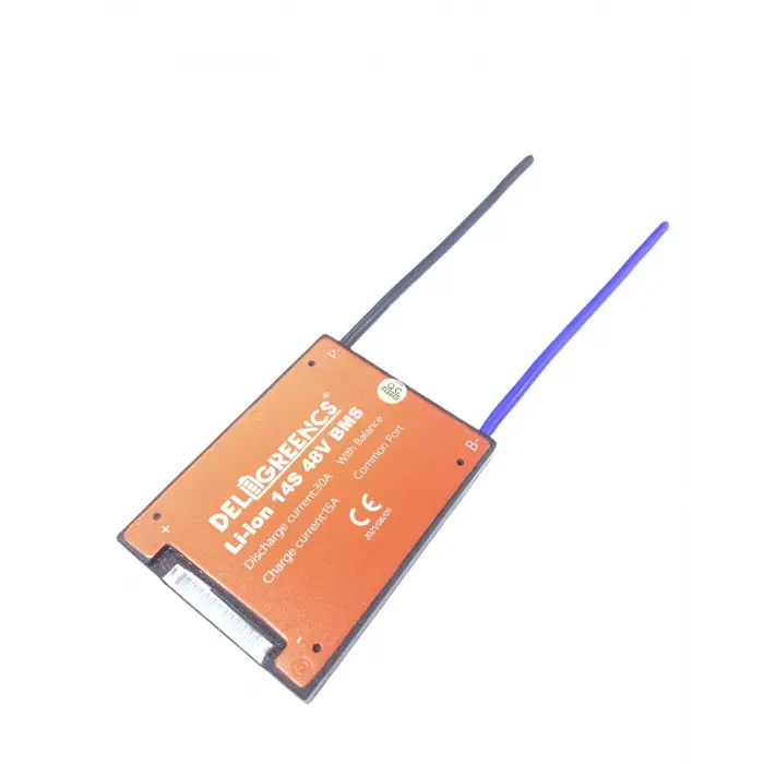 30CM Deligreencs 14S 30A LI ION BMS KARTI SENSÖRLÜ ORTAK PORT