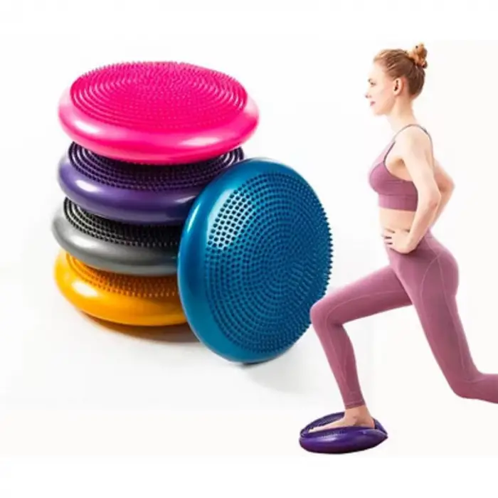 Kullanıma Uygun Denge Diski Dikenli Masaj Yüzeyli Pilates ve Koordinasyon Minderi