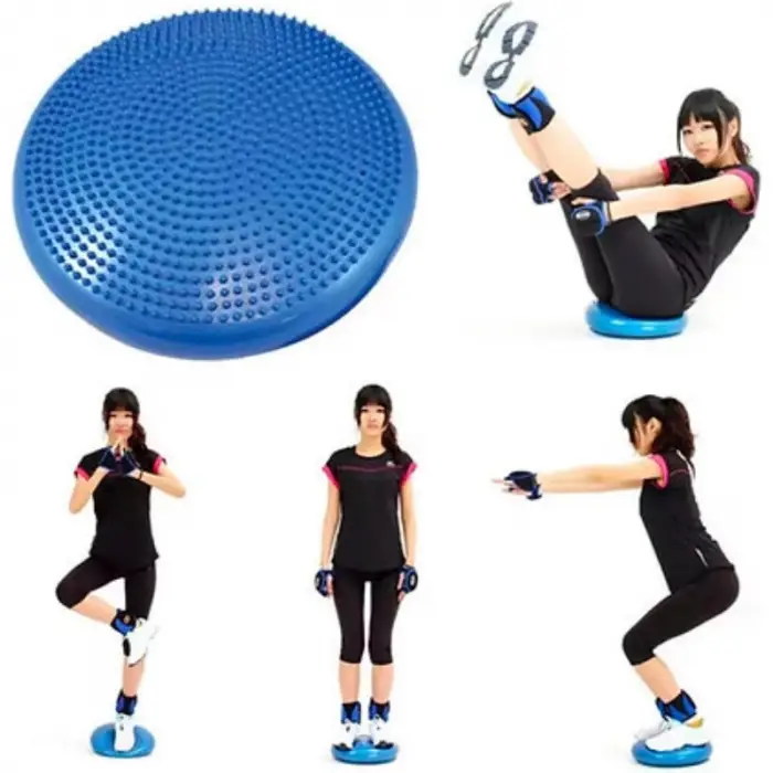 Kullanıma Uygun Denge Diski Dikenli Masaj Yüzeyli Pilates ve Koordinasyon Minderi