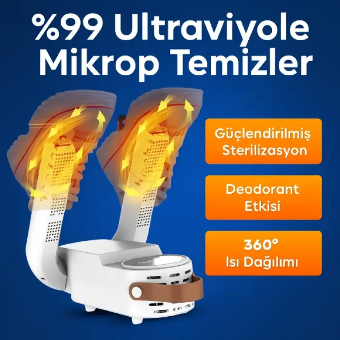 Kullanıma Uygun Dijital Ayakkabı Kurutma Ve Isıtma Makinesi