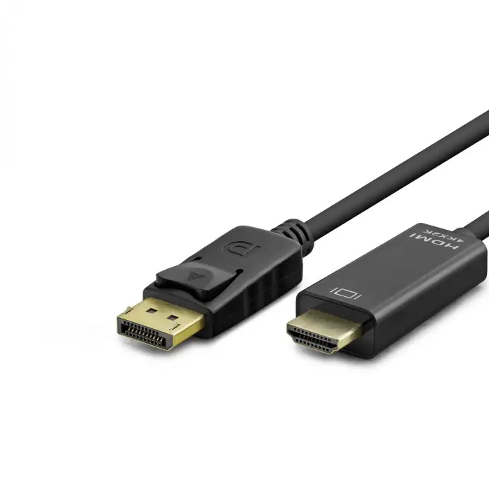 5M Ölçülü Dısplay To Hdmı Kablo 4K 30Hz Siyah