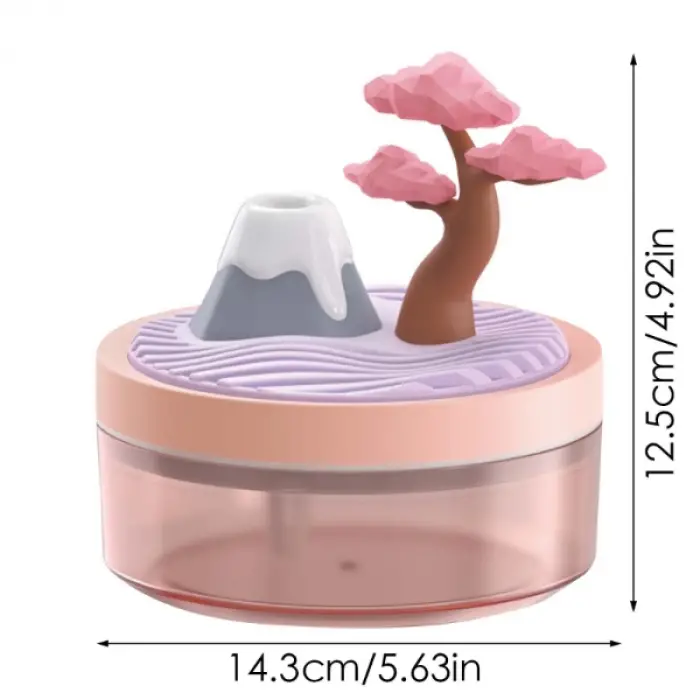 Plastik Doğa Temalı Mini Nemlendirici