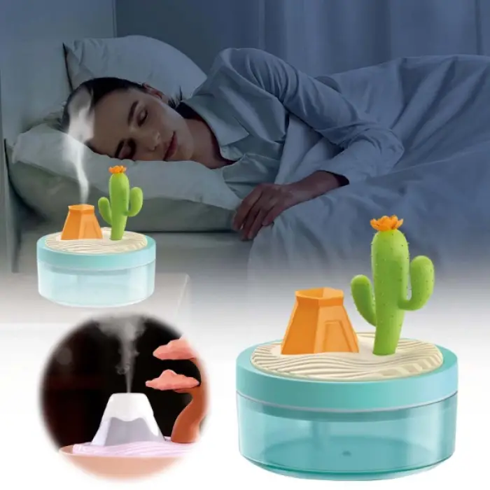 Plastik Doğa Temalı Mini Nemlendirici