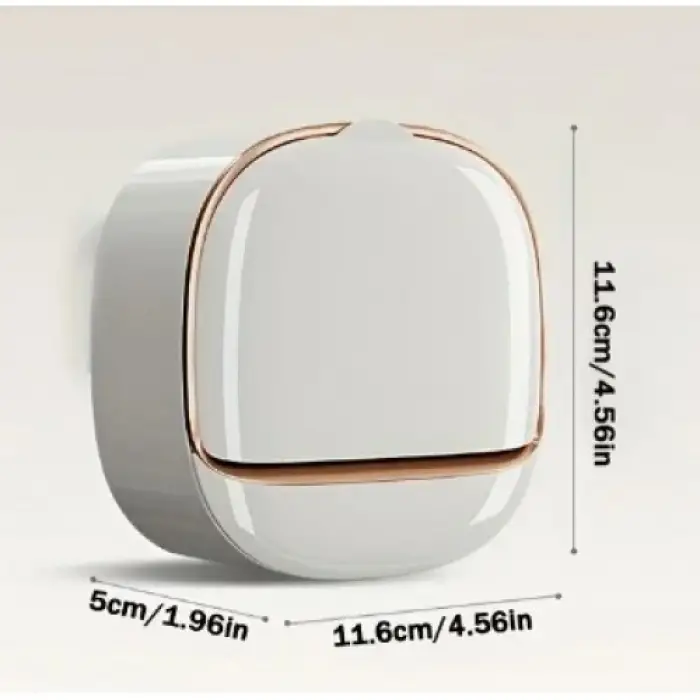 11,5 x 5 cm beyaz Kullanıma Uygun Drenaj Hazneli Kapaklı Katı Sabunluk