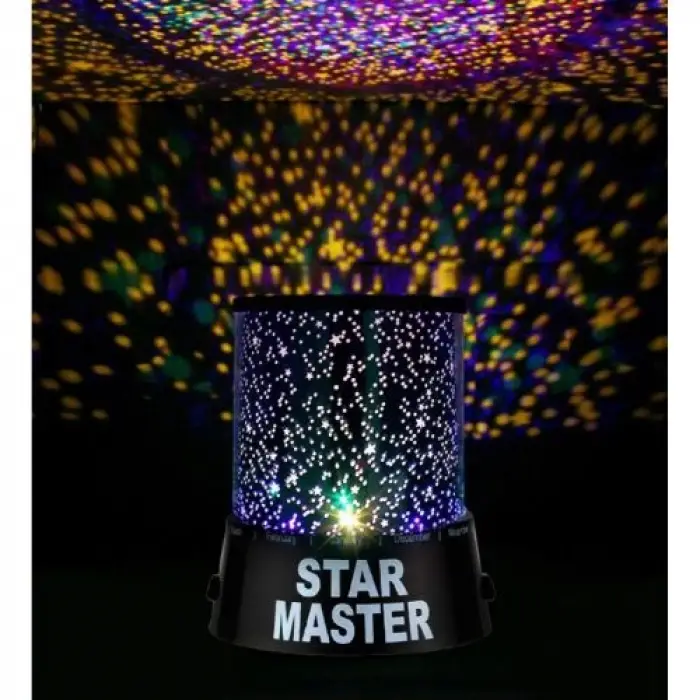 Kullanıma Uygun Duvara Işık Yıldız Yansıtan Star Master Gece Lambası