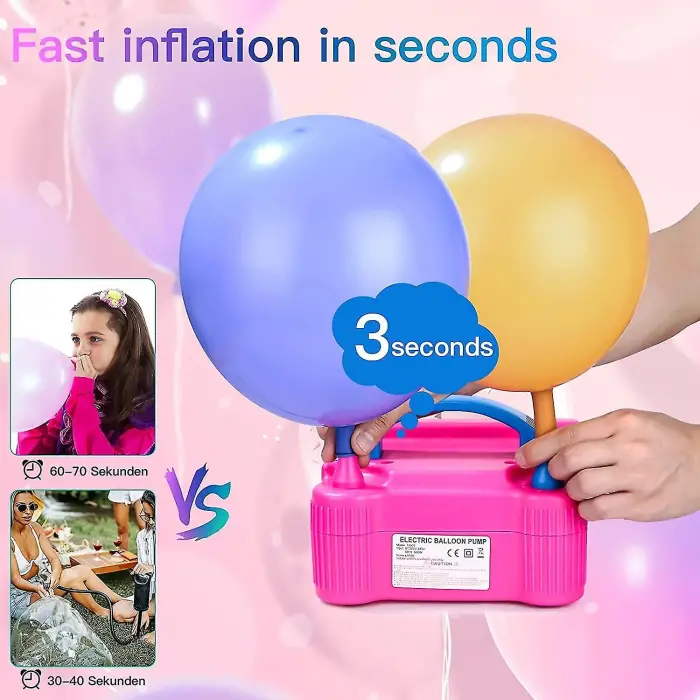 Kullanıma Uygun Elektrikli Balon Şişirme Makinesi