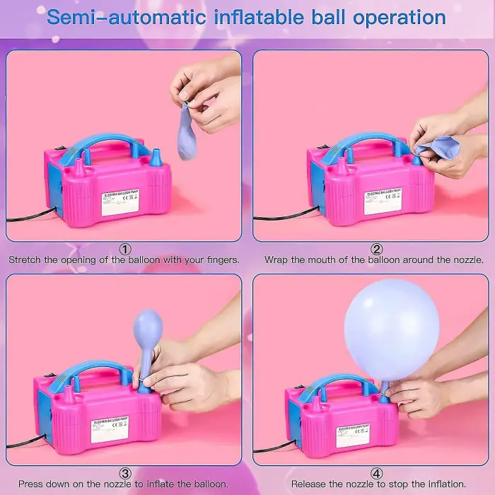 Kullanıma Uygun Elektrikli Balon Şişirme Makinesi