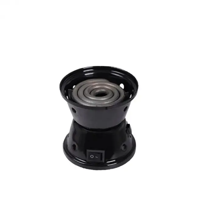 9 cm Siyah 4 adet Metal Elektrikli Mini Ocak Cep Herkülü