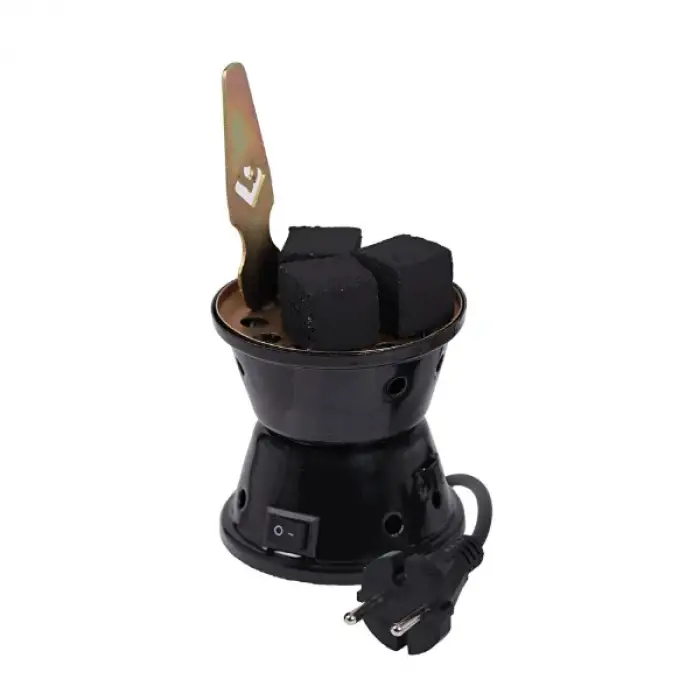 9 cm Siyah 4 adet Metal Elektrikli Mini Ocak Cep Herkülü
