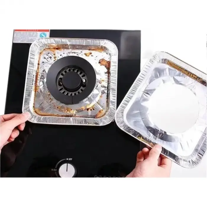 Alüminyum Kullanıma Uygun Folyo Ocak Koruyucusu 10lu Paket