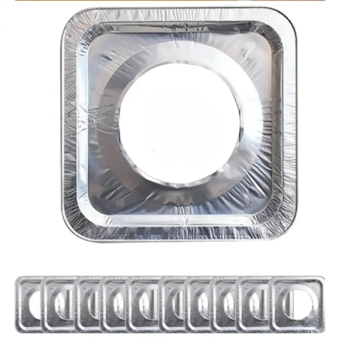 Alüminyum Kullanıma Uygun Folyo Ocak Koruyucusu 10lu Paket
