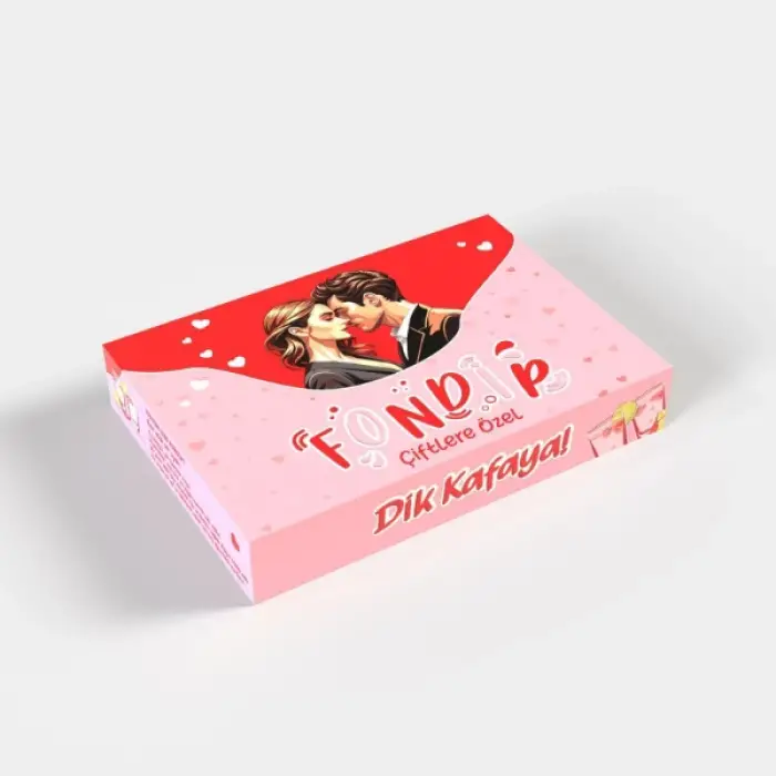 Pembe 165 adet Kullanıma Uygun Fondip Çiftlere Özel Kart Oyunu