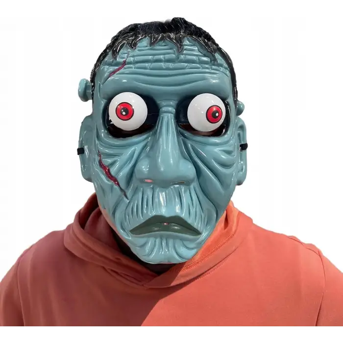 Maske Frankenstein Temalı Sallanan Oynar Gözlü