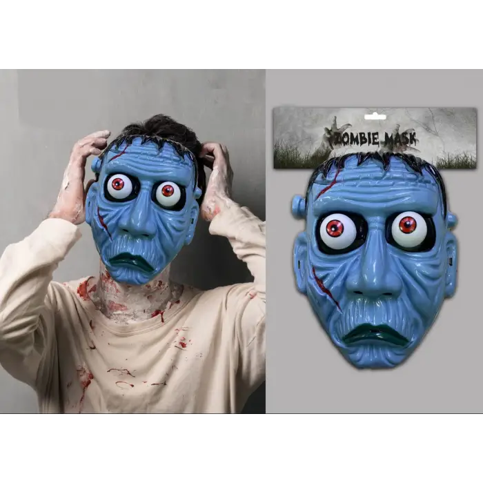 Maske Frankenstein Temalı Sallanan Oynar Gözlü