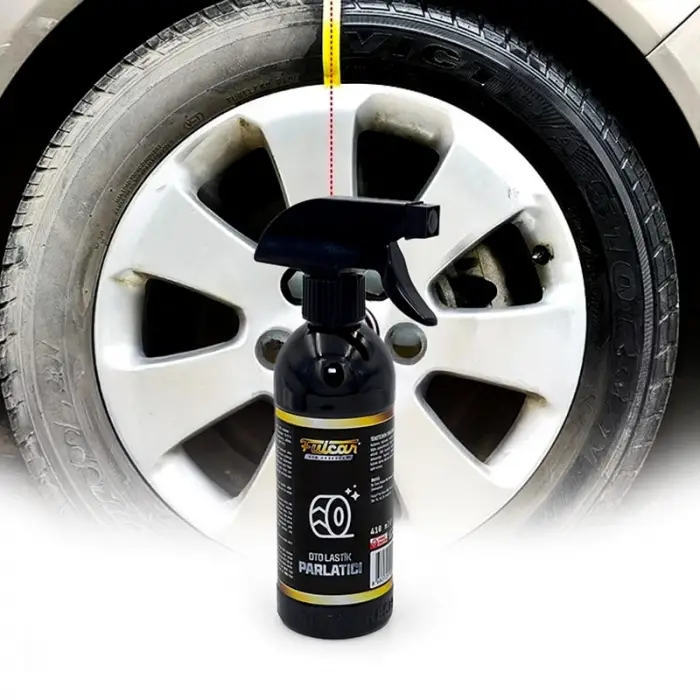 410 ml siyah Kullanıma Uygun Fulcar Araç Lastik Parlatıcı