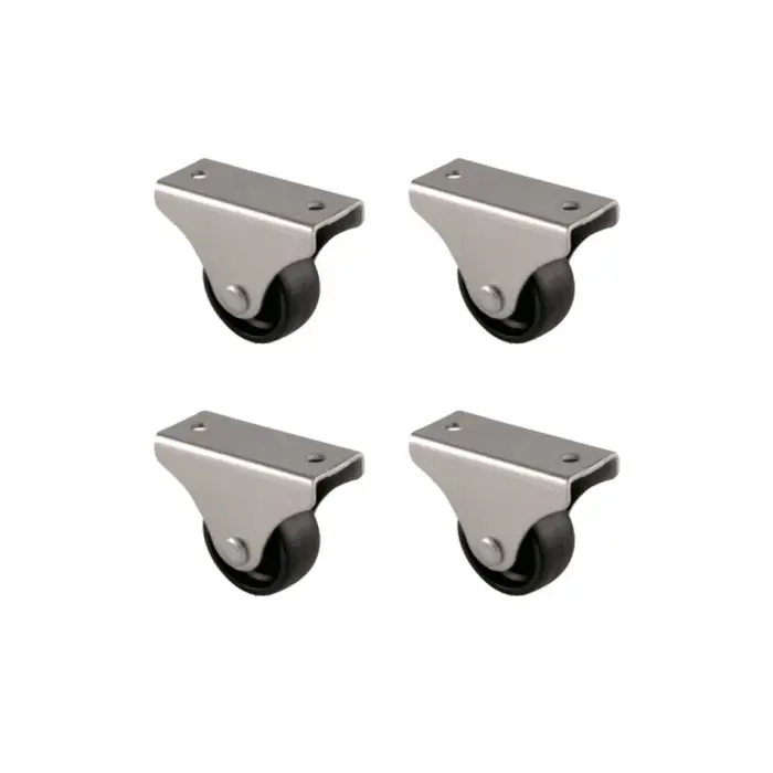 Teker Furç Sabit 32MM Siyah 4 Adet