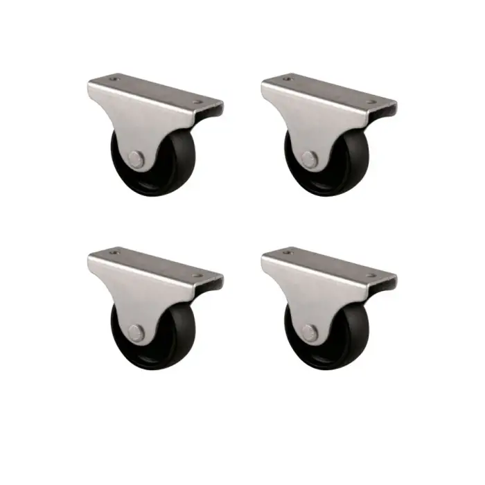 Teker Furç Sabit 38MM Siyah 4 Adet