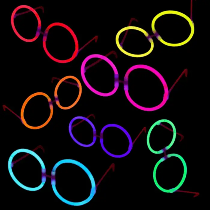 Parti Gözlüğü Glow Stick Yuvarlak 6 Adet