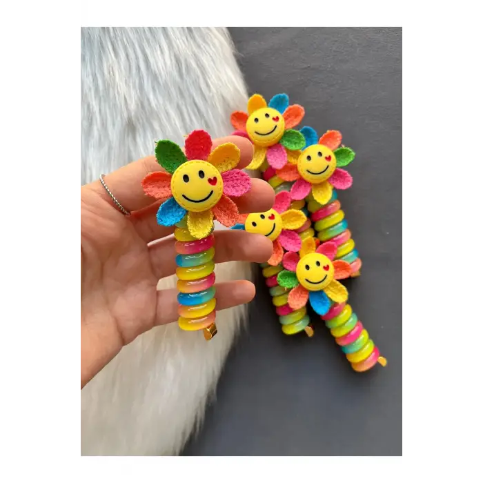 Kullanıma Uygun Gülen Güneş Spiral Toka