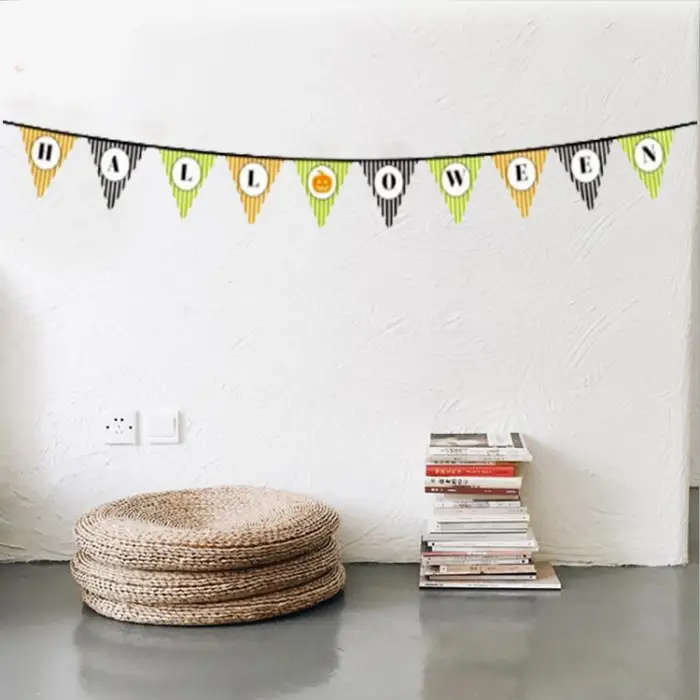 3 metre Turuncu Plastik Halloween Kabak Banner Süsü