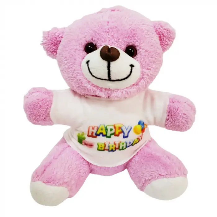 Happy Birthday Tişörtlü Ayıcık Çeşidi