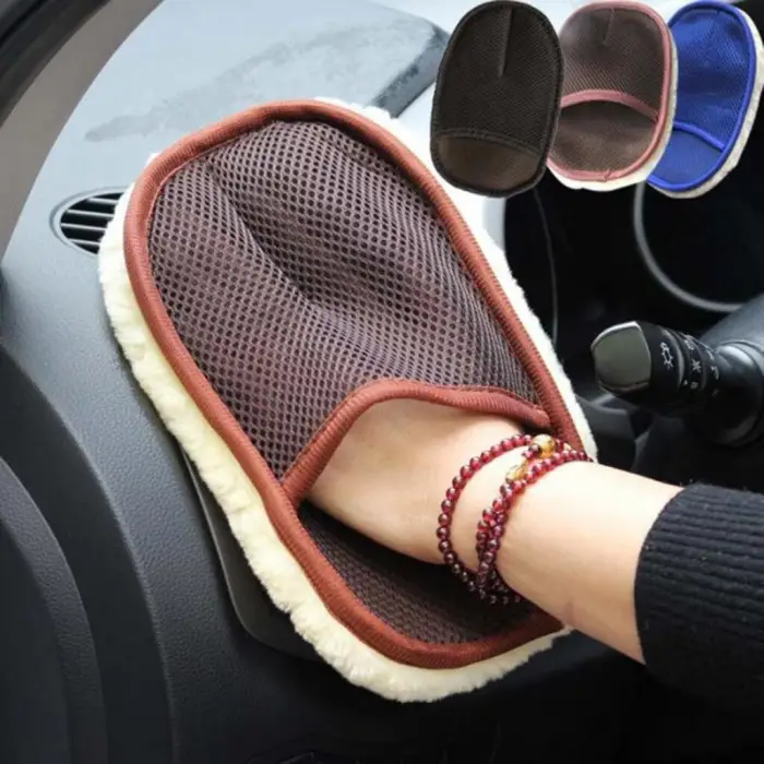 17 cm 1 Adet Cam Hassas Araba Yıkama Eldiveni