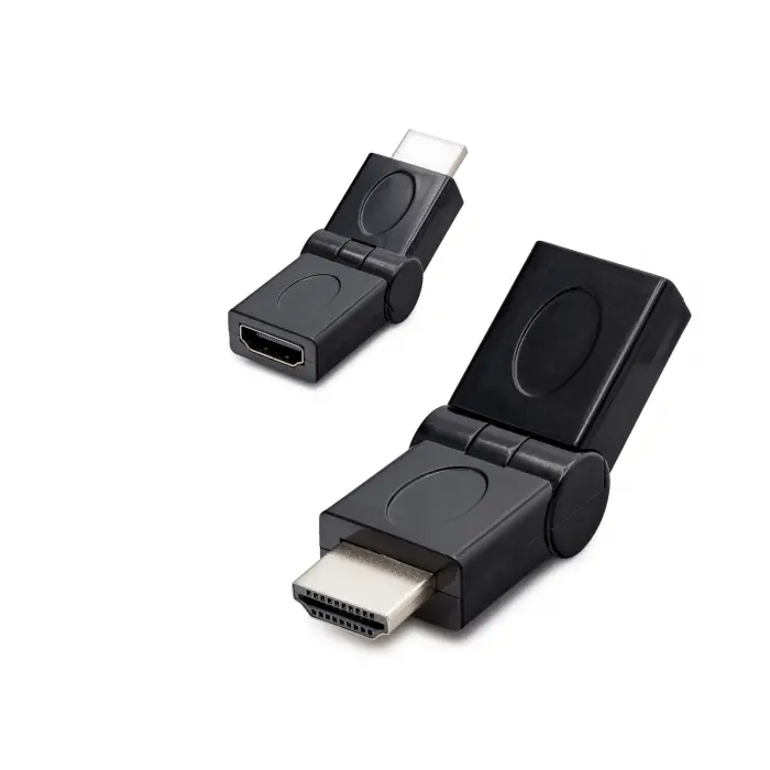Adaptör Hdmi Erkek Dişi Mafsallı Siyah