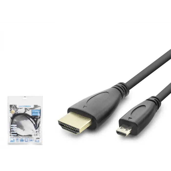 1.5 M Ölçülü Hdmi To Micro Hdmi Kablo Siyah