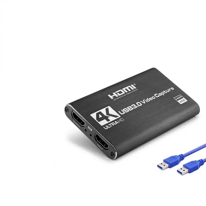 Hdmı Vıdeo Capture Usb3.0 4K Ultra Hd Siyah