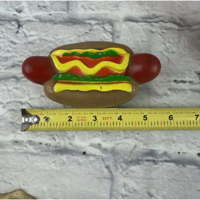 13 cm Kullanıma Uygun Hot Dog Sesli Köpek Oyuncağı
