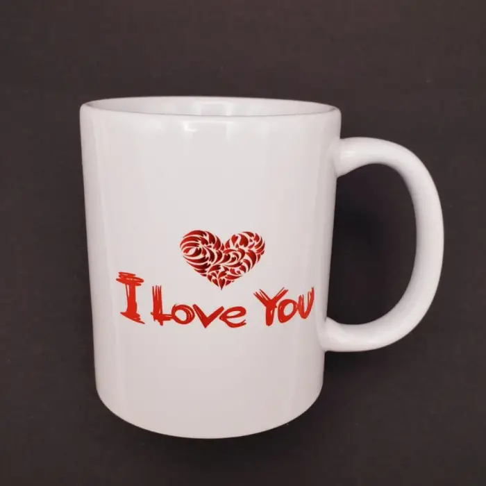 8 X 10 Cm Seramik Bardak I Love You Baskılı