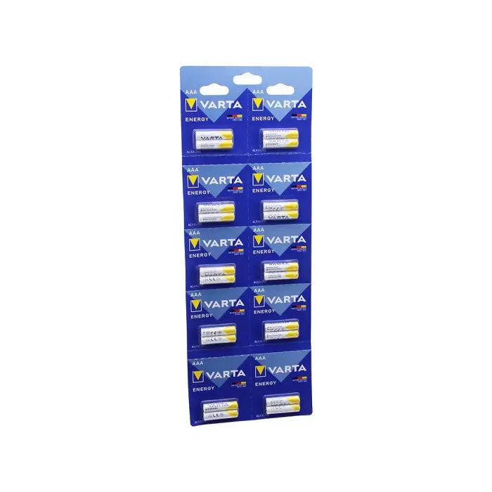 Pil İnce Pil Alkalin 20li Paket AAA