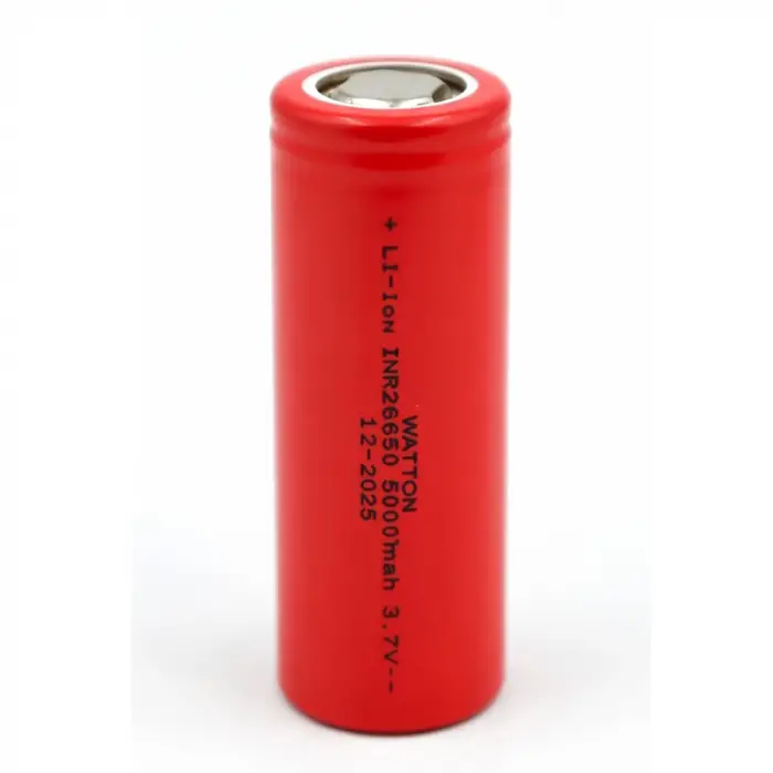 Şarj Edilebilir Pil 5000mAh 3.7V Li ion Kırmızı