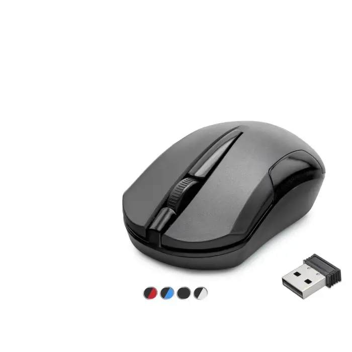Kablosuz Mouse 2.4 GHz 1600 DPI Siyah
