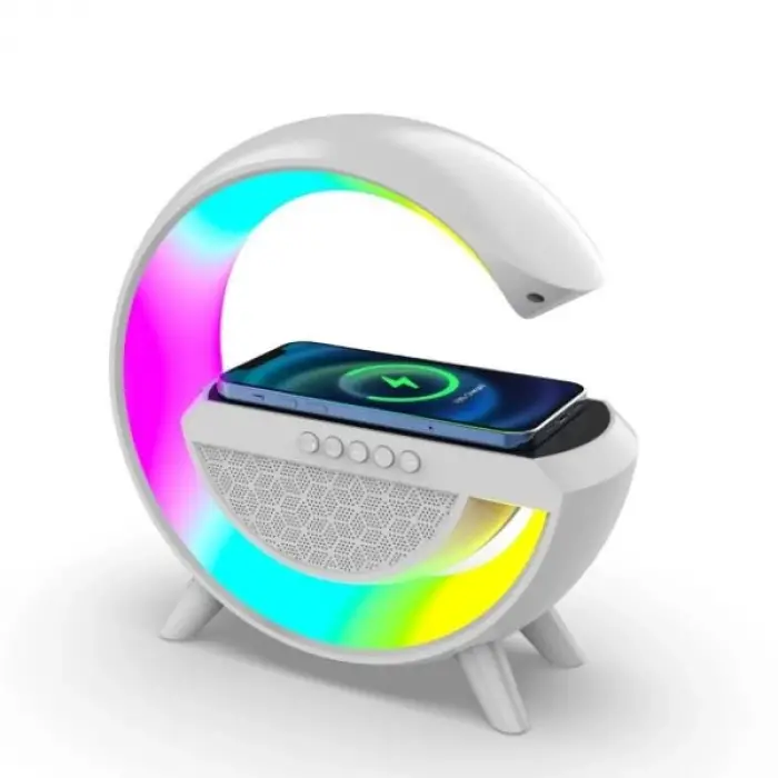 Hoparlör Kablosuz Şarj Standlı RGB