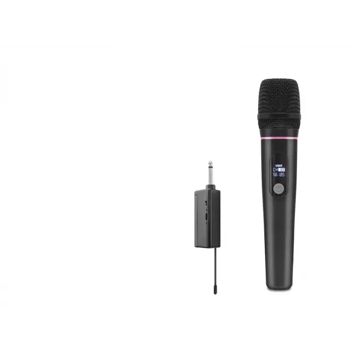 6.35 Mm Ölçülü Kablosuz Uhf El Mikrofonu Siyah
