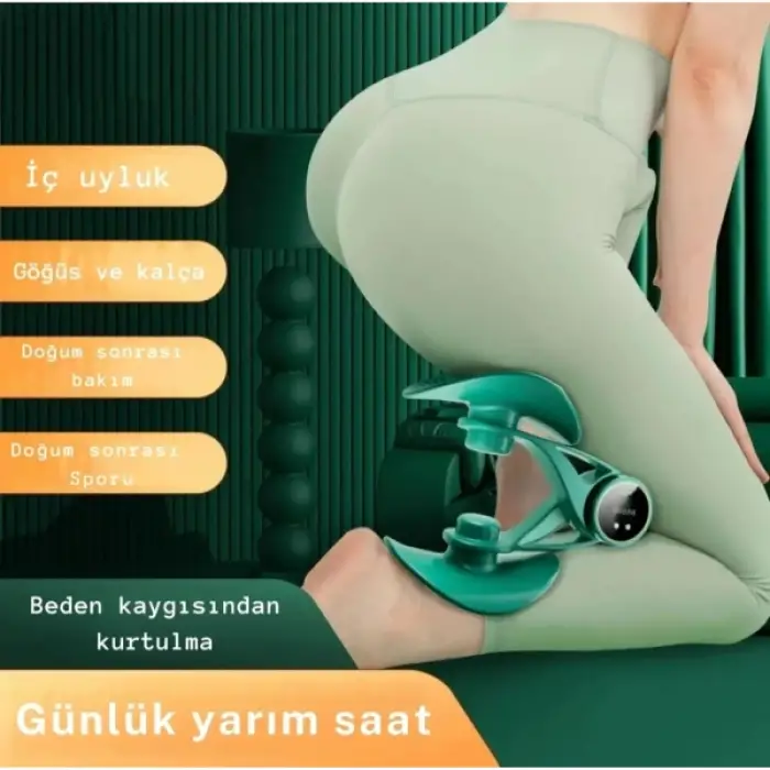 Silikon Kadınlar İçin Sayaçlı Bacak Kası Egzersiz Aleti