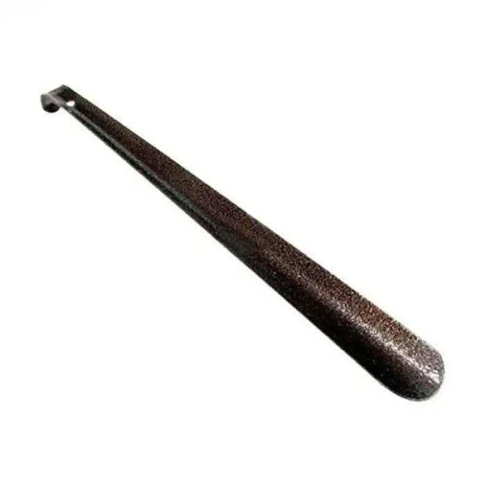 55 cm Kullanıma Uygun Kahverengi Metal Ayakkabı Çekeceği
